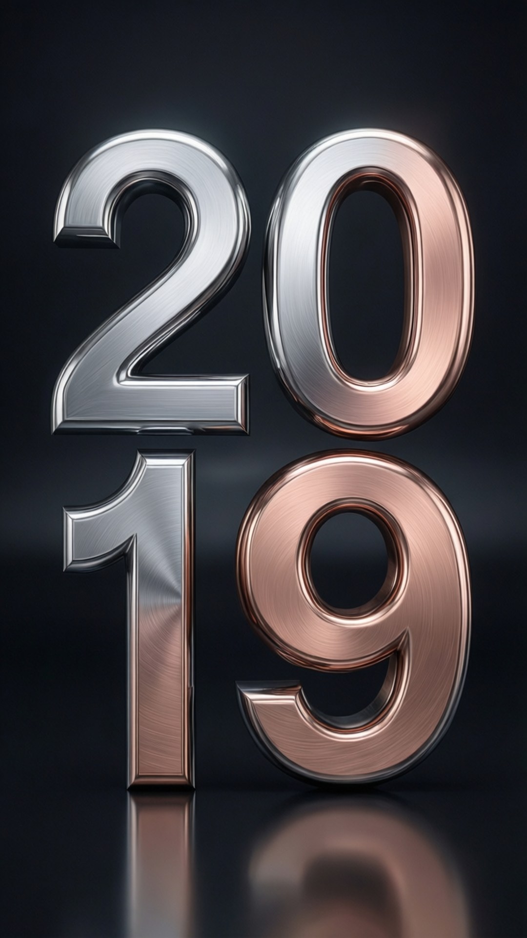 Metallic 2019 Gradient Papéis de Parede