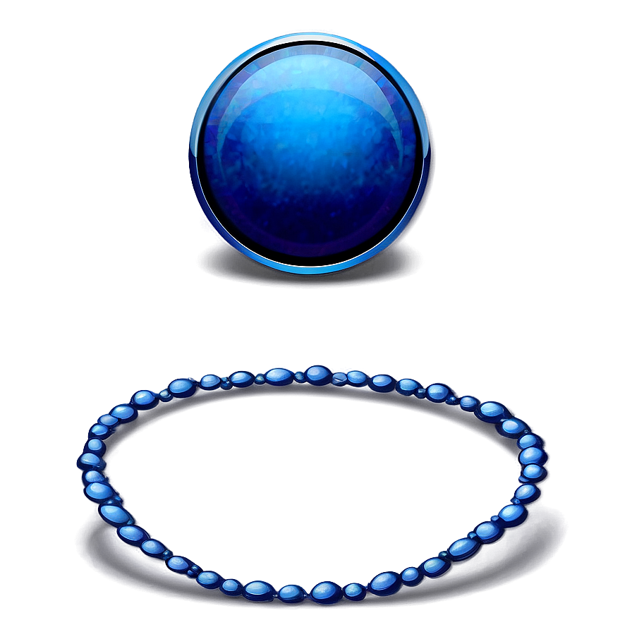 Metallic Blue Circle Png 32 PNG