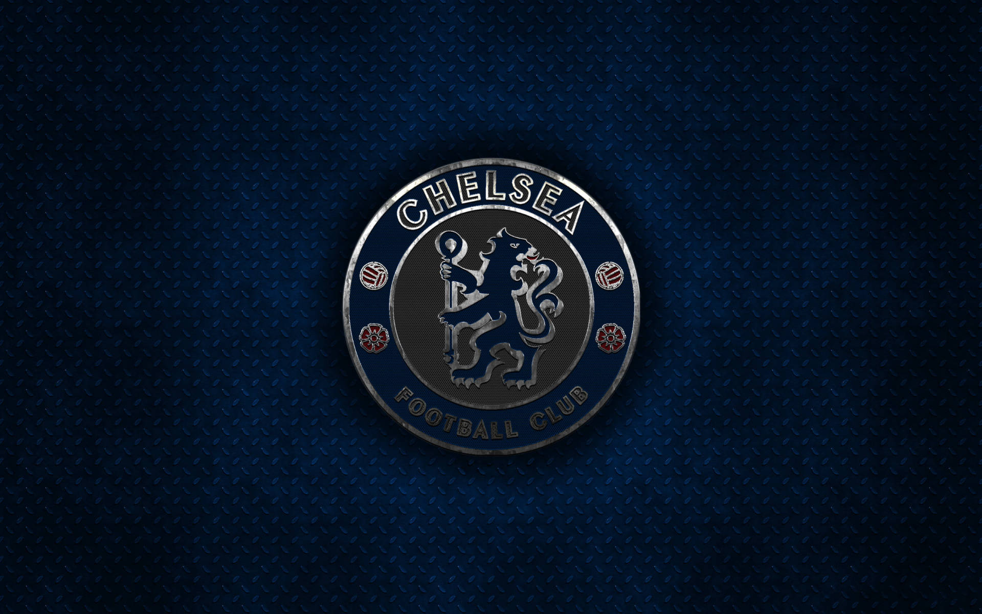 Metallic Chelsea Logo Wallpaper