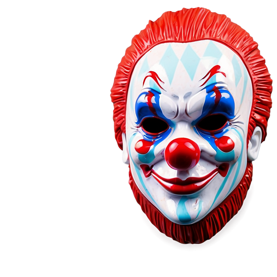 Metallic Clown Theatrical Mask Png Wjq PNG