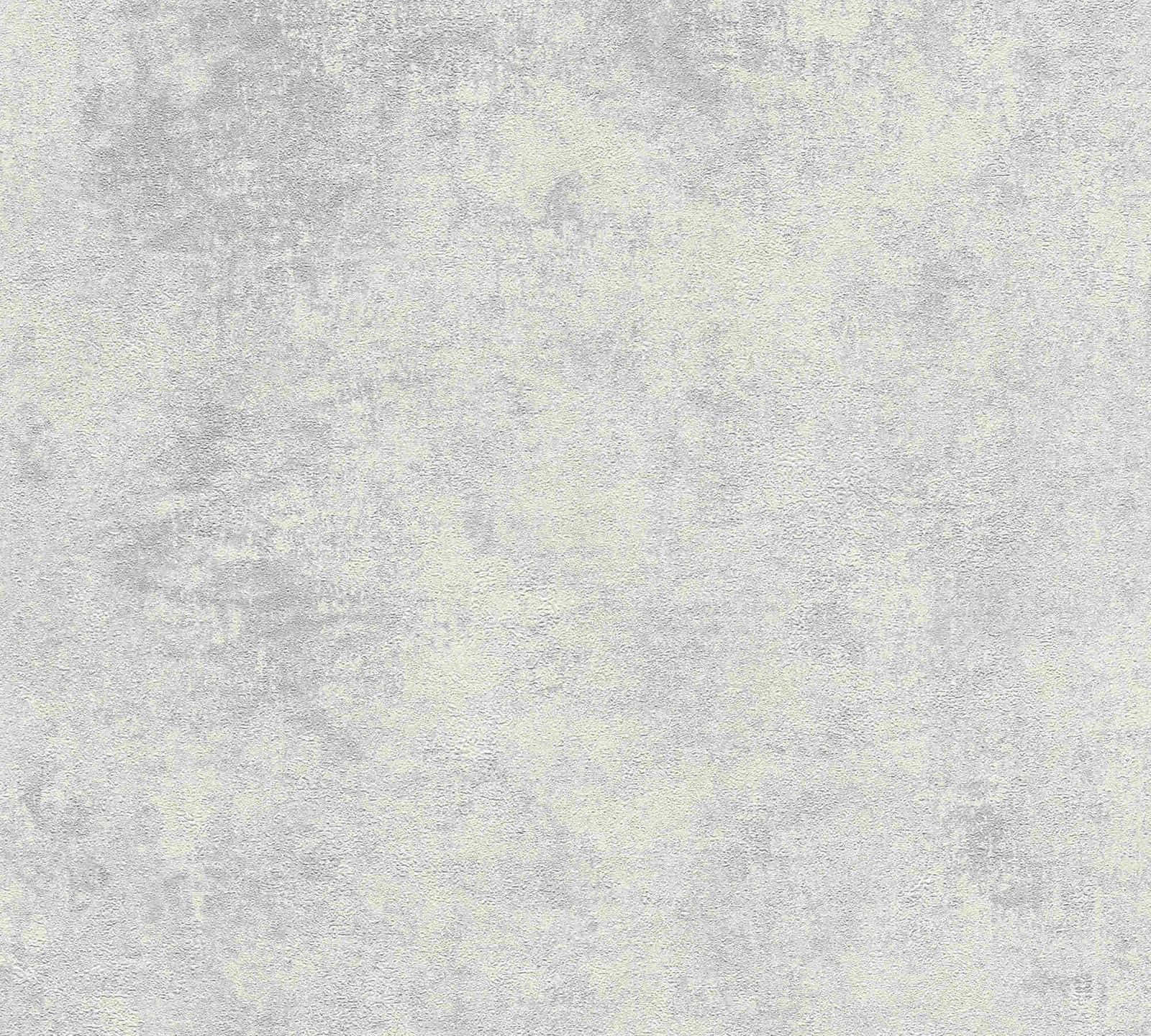 Metallic Cream Gray Distraught Wallpaper