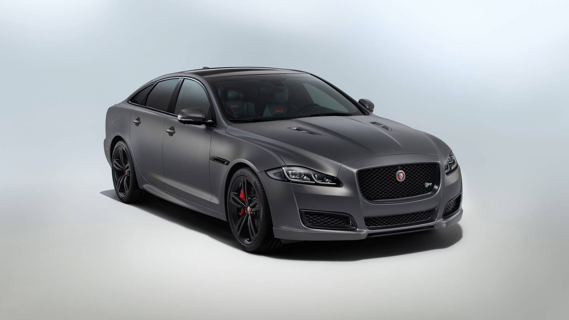 The Luxurious Dark Grey Metallic Jaguar Wallpaper