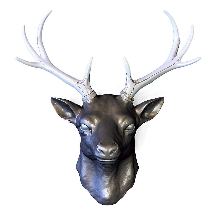 Metallic Deer Head Texture Png Ikx58 PNG