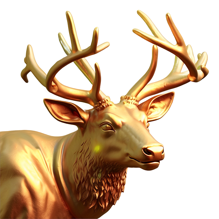 Metallic Deer Head Texture Png Rwb PNG