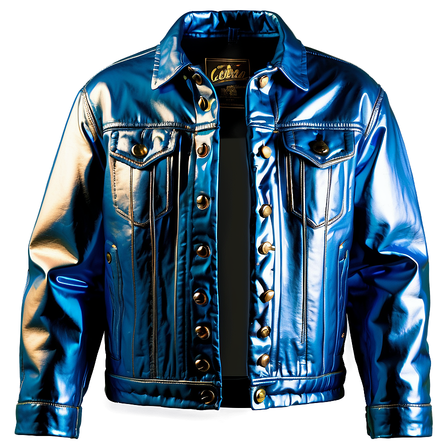 Metallic Denim Jacket Png Ano30 PNG