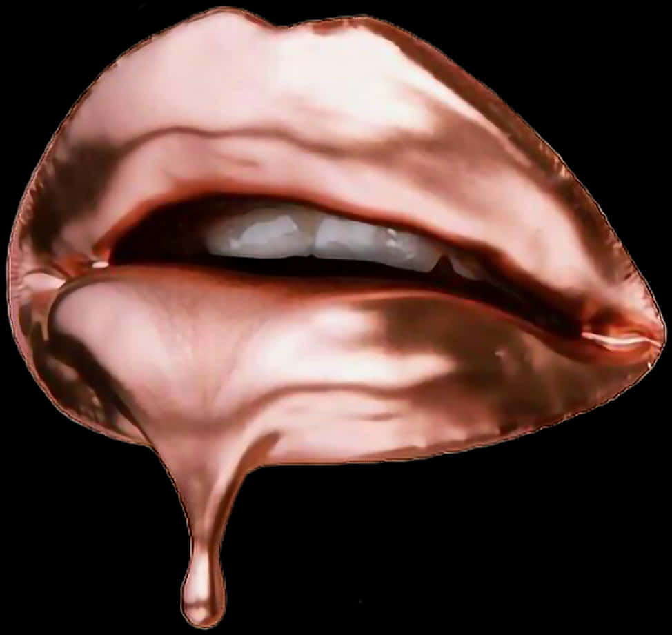 Metallic_ Glossy_ Lips PNG