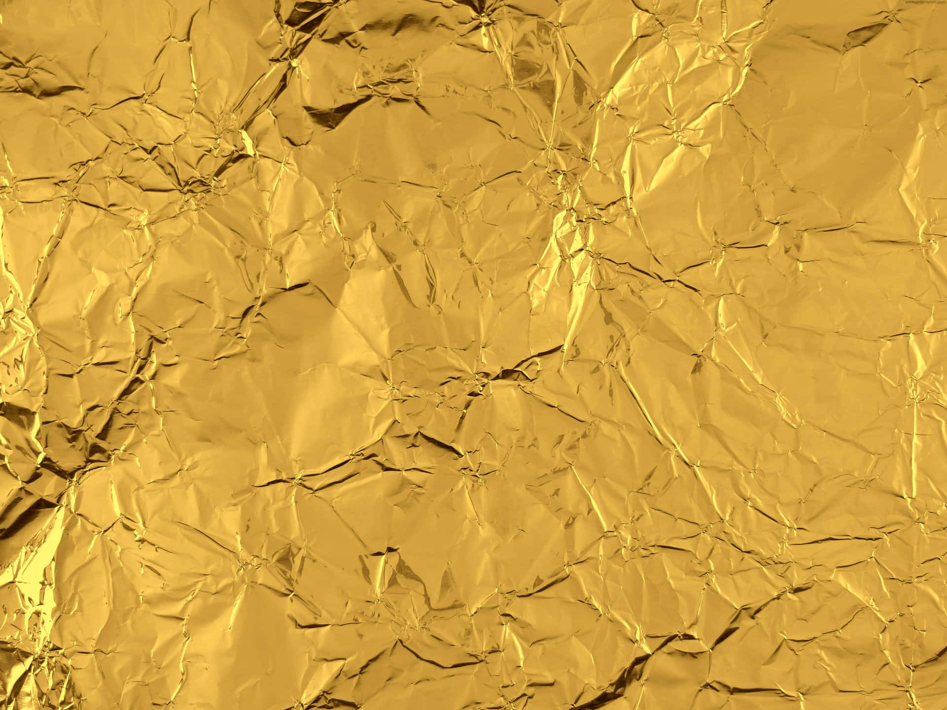 Gold Foil Paper Texture Wallpaper