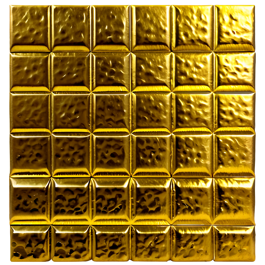 Metallic Gold Square Texture Png Qvq18 PNG