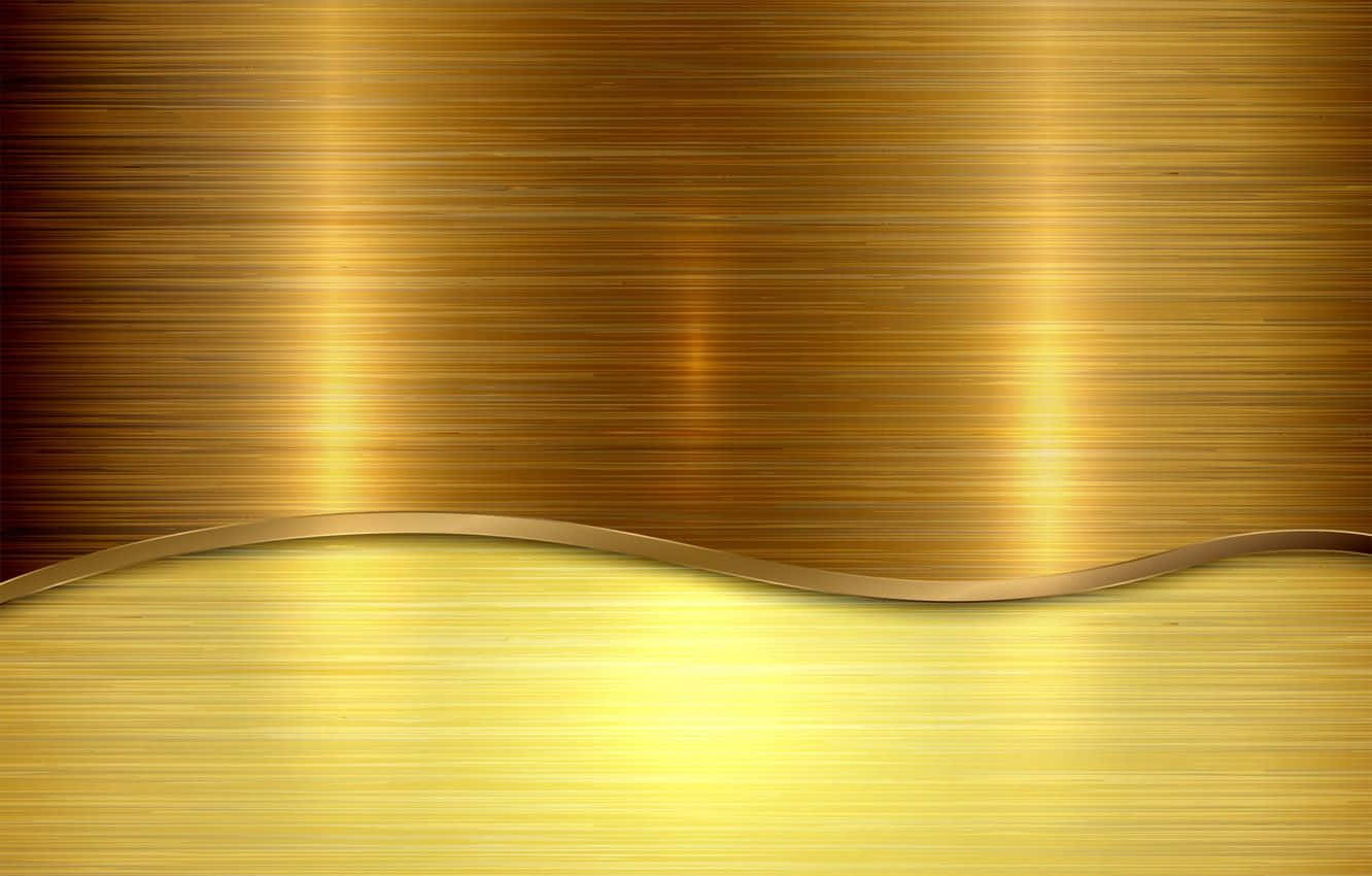 Shiny Metallic Gold Texture Wallpaper