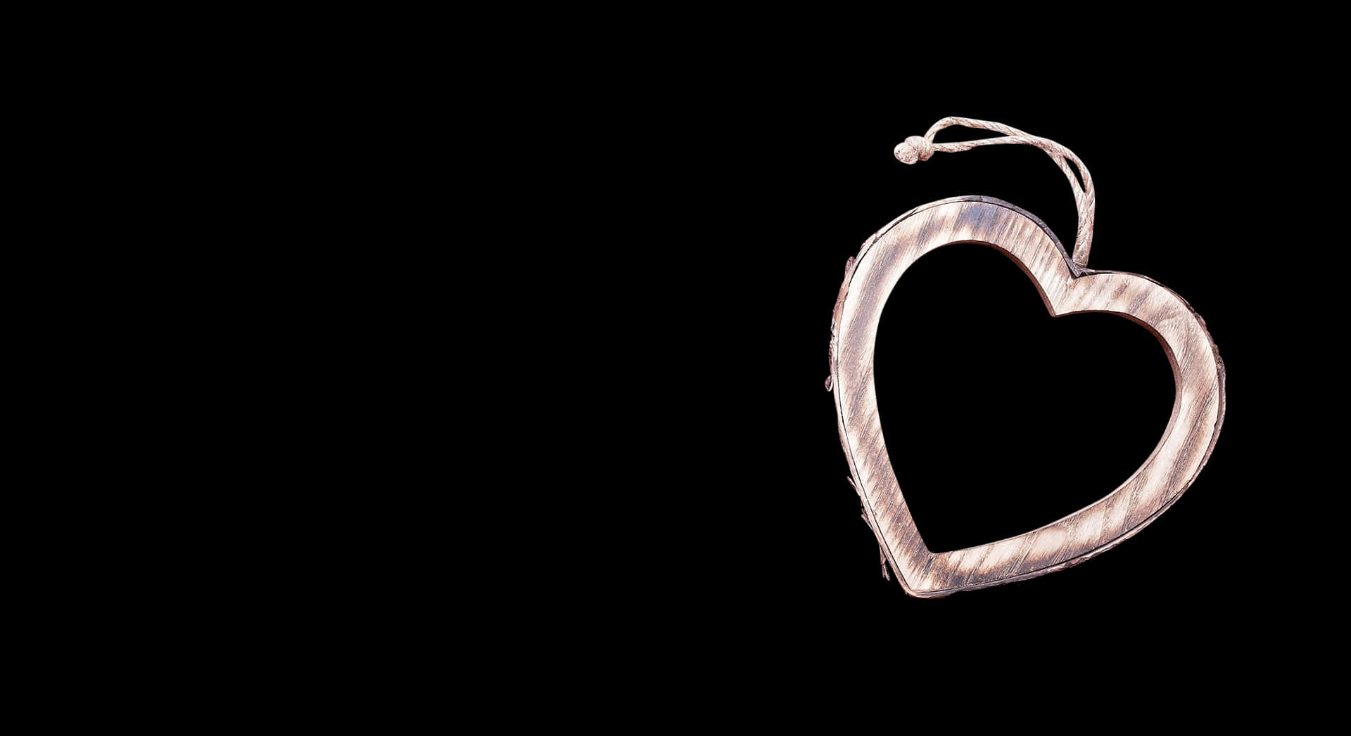 Metallic Heart Sculptureon Black PNG