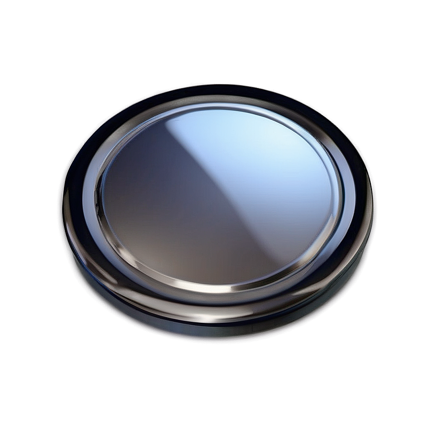 Metallic Home Button Png 06132024 PNG