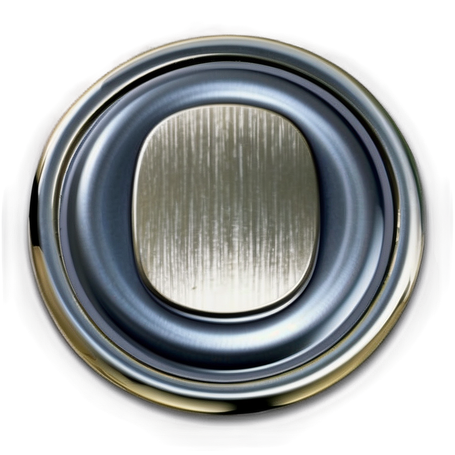 Metallic Home Button Png 75 PNG