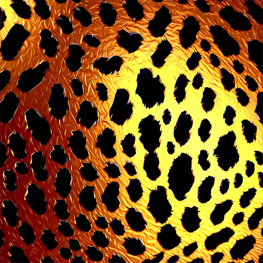 Metallic Leopard Pattern Png 06252024 PNG