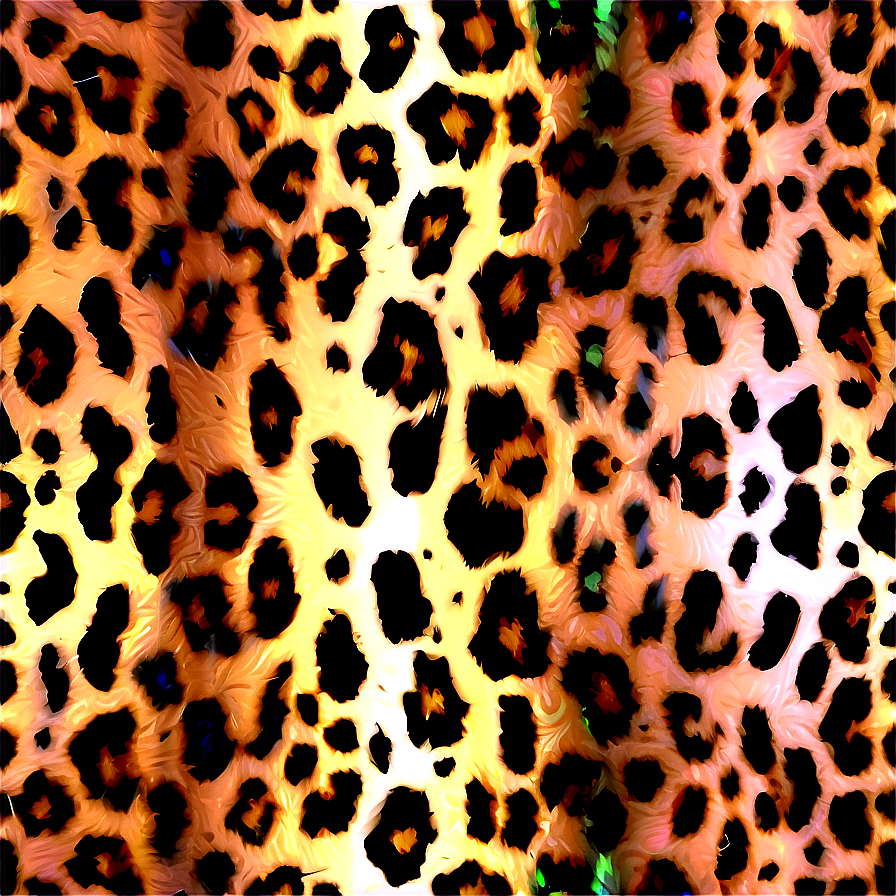 Metallic Leopard Print Png 2 PNG
