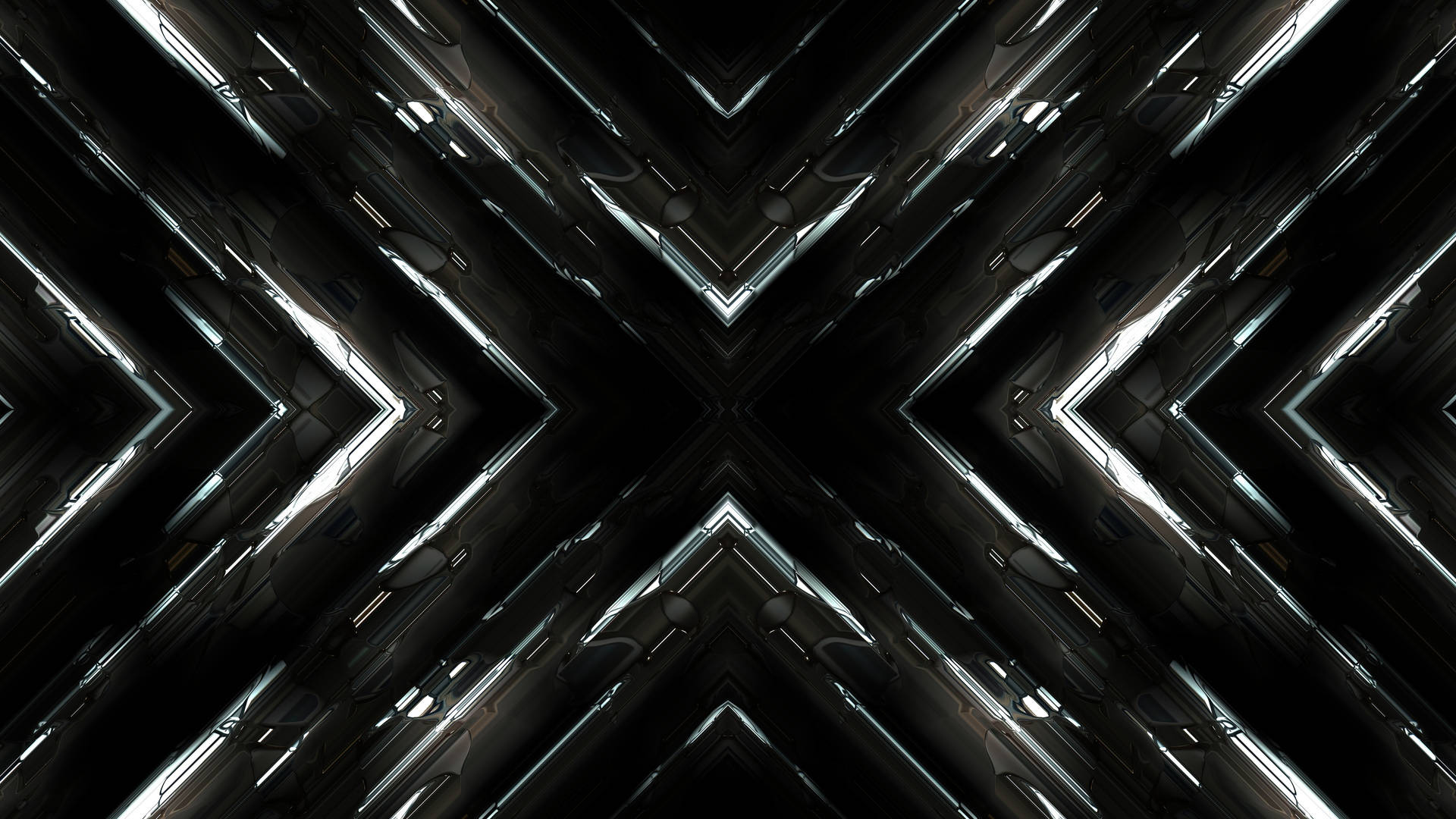 Metallic Letter X Mønster Wallpaper