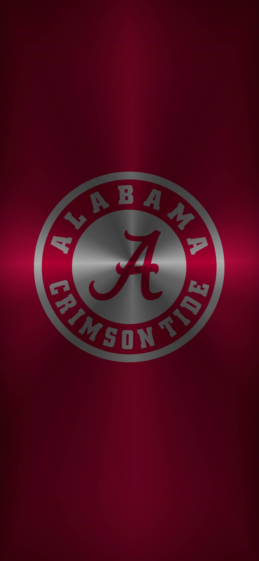 Metallic Logo Alabama Crimson Tide Wallpaper