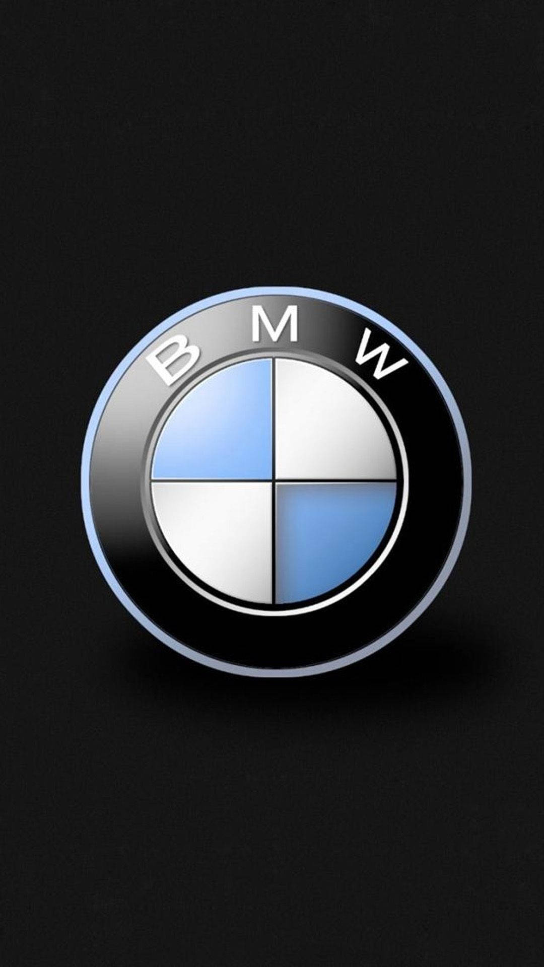 Metallic Logo BMW iPhone X Wallpaper