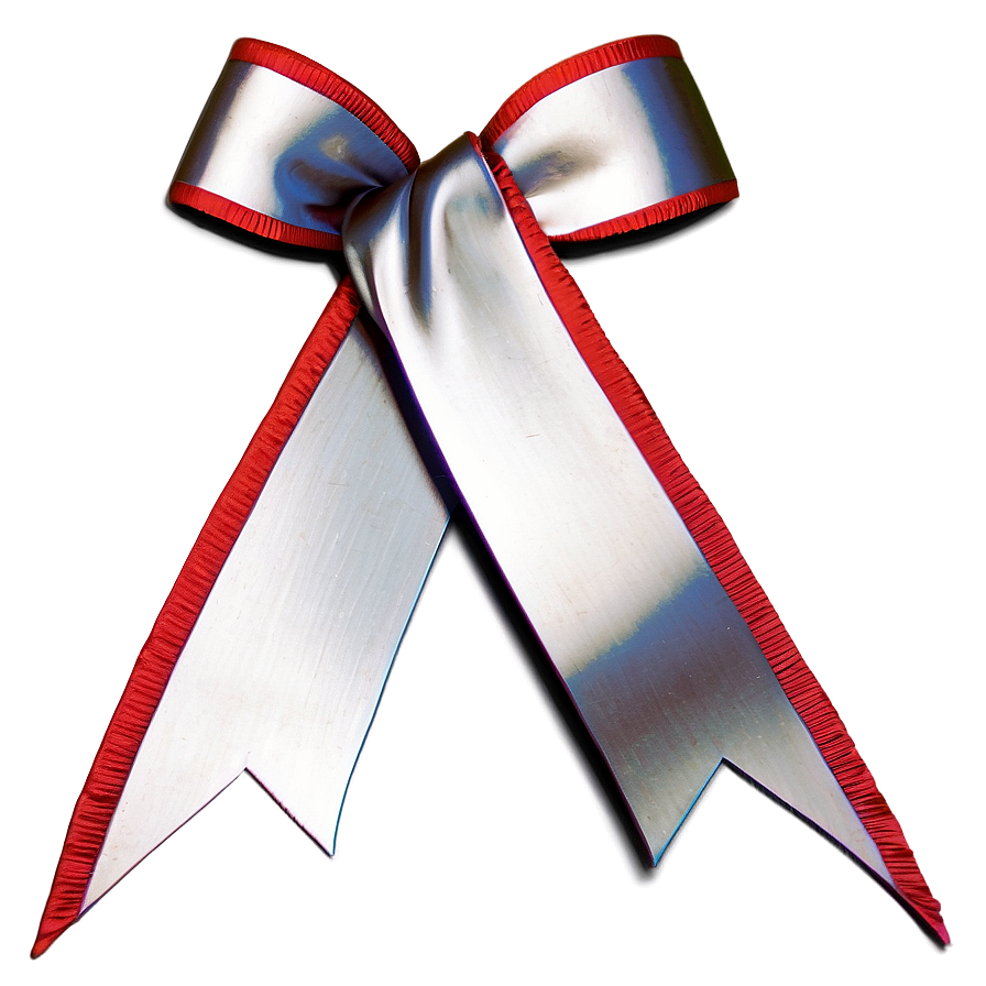 Metallic Ribbon Knot Png 06242024 PNG