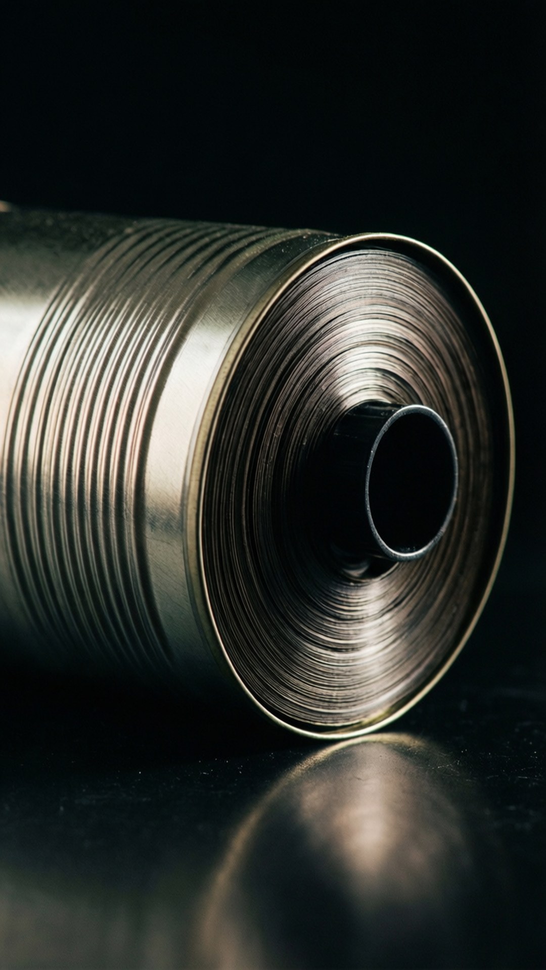 Metallic Ridges Wallpaper