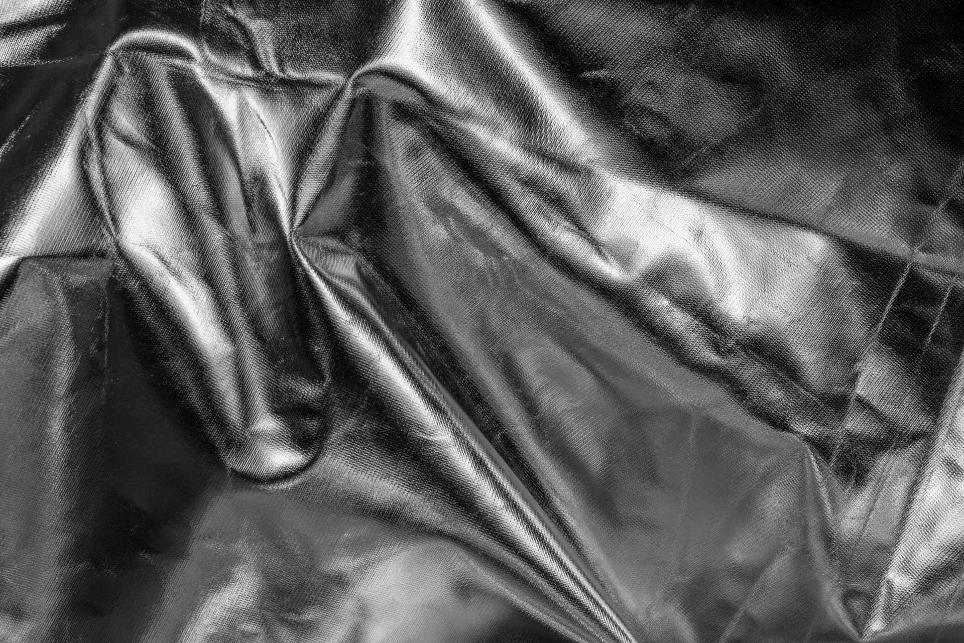 Metallic Silver Background Fabric Texture