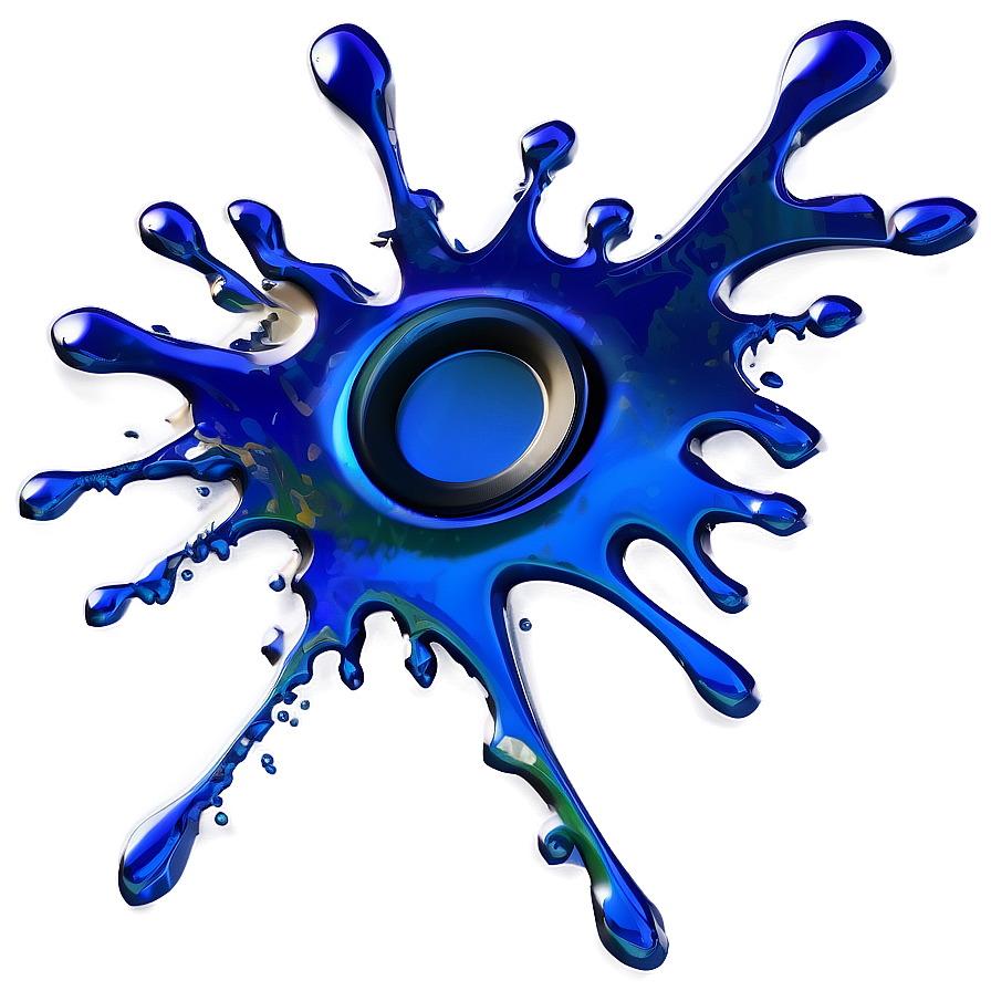 Metallic Splat Png 87 PNG