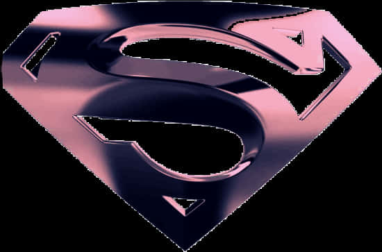 Metallic Superman Logo PNG