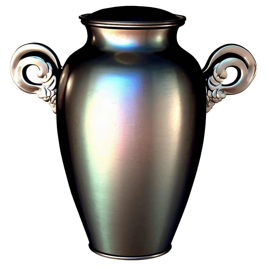 Metallic Urn Png 06132024 PNG