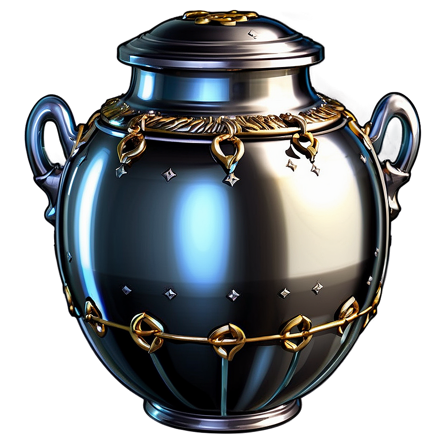 Metallic Urn Png 2 PNG