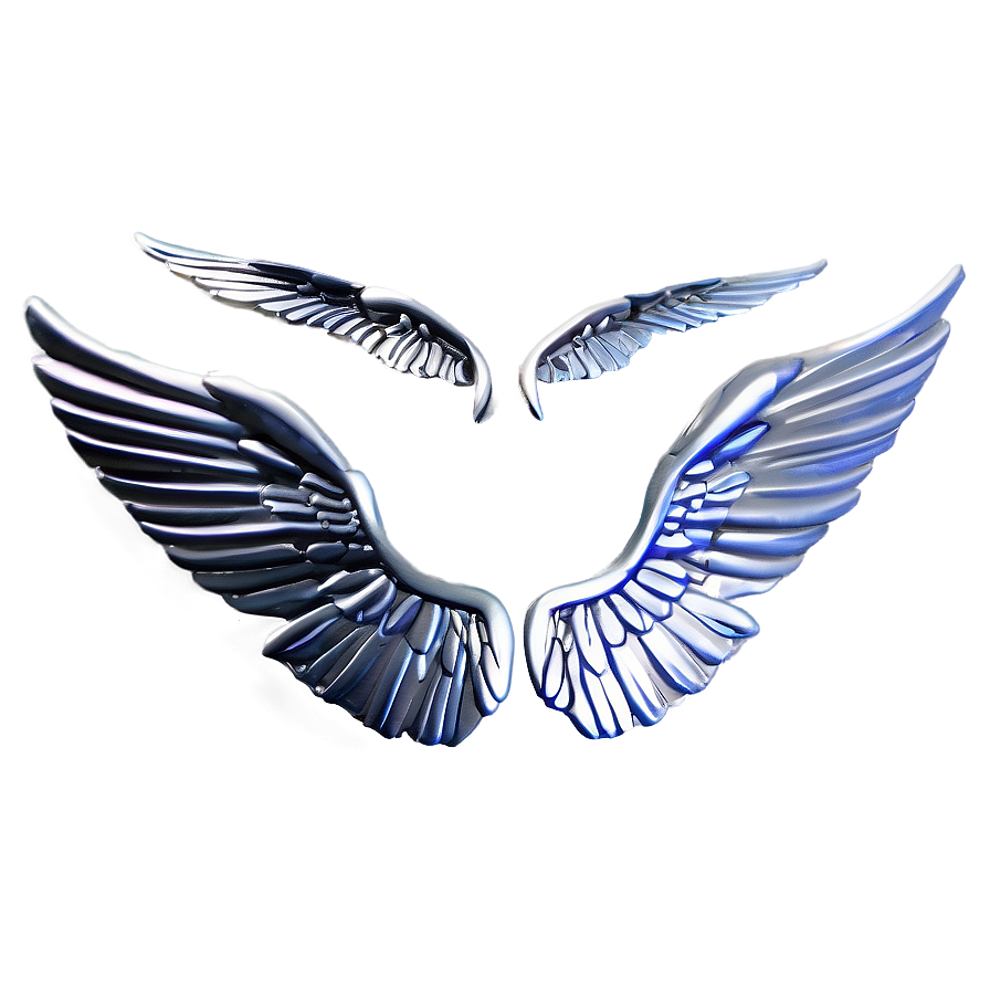 Metallic Wings Png 05032024 PNG