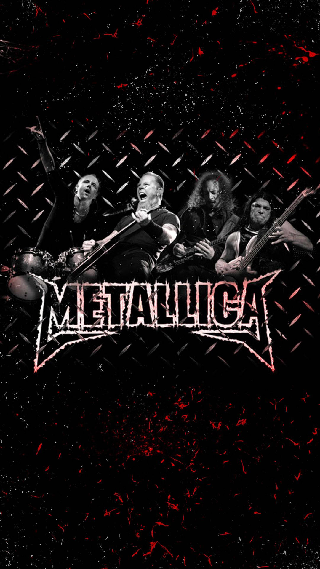 Iconic heavy metal band Metallica performs live Wallpaper