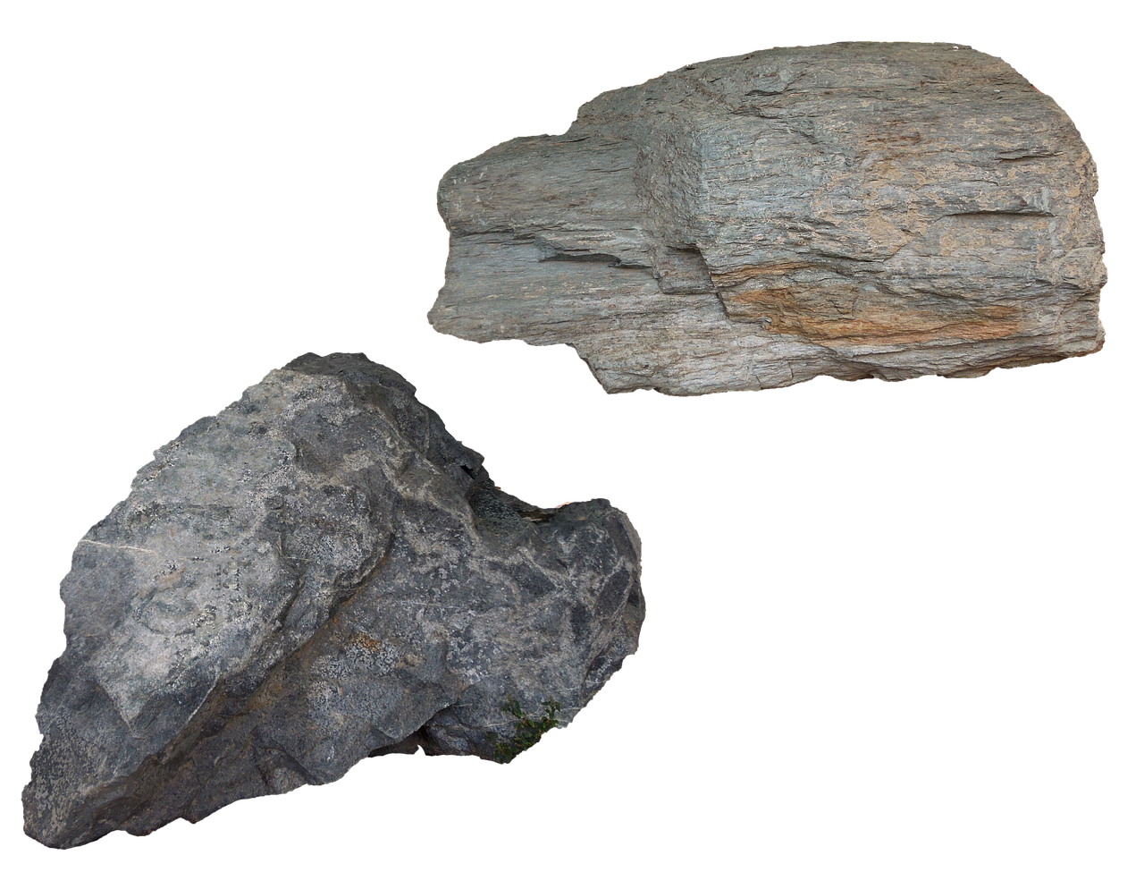 Metamorphic Rocks Isolatedon Black PNG