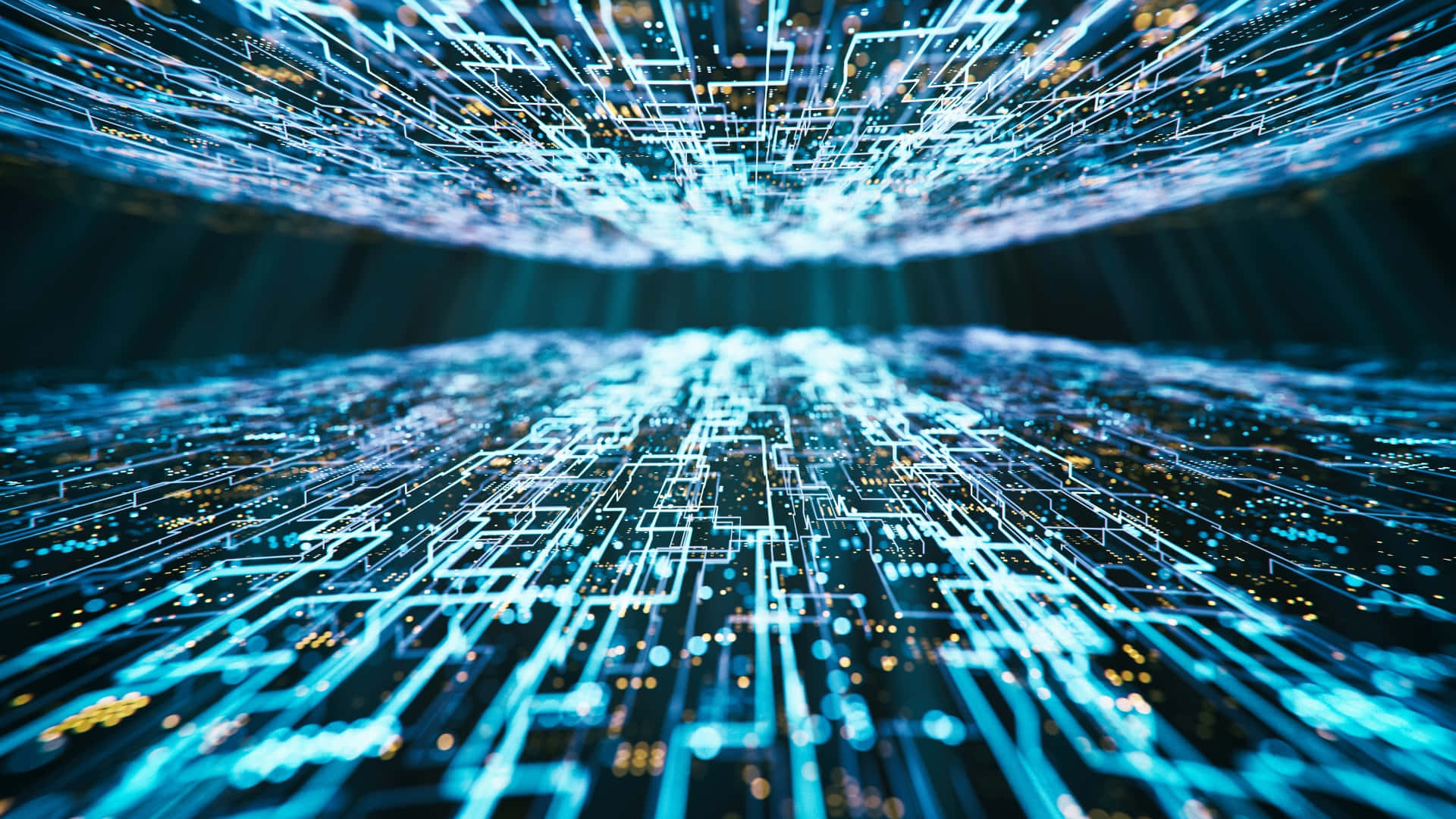 Metaverse Digital Network Wallpaper