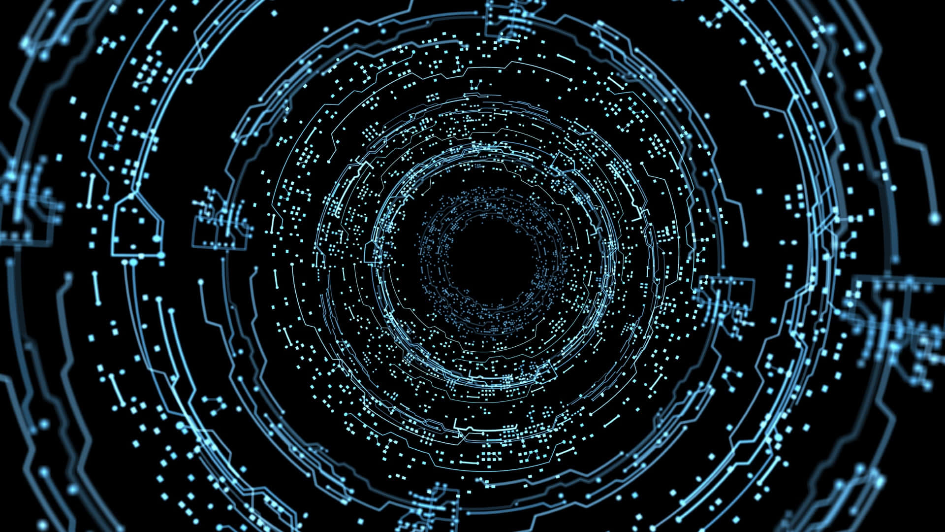 Metaverse Digital Network Visualization Wallpaper