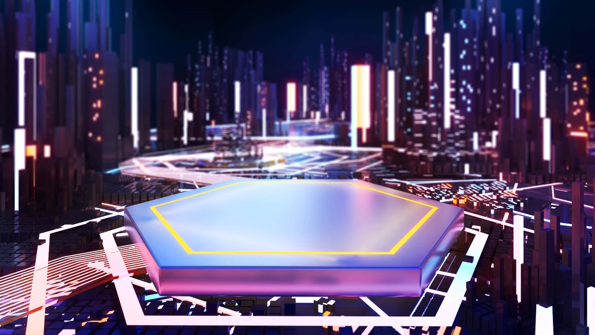 Plataforma Virtual Del Metaverso Fondo de pantalla