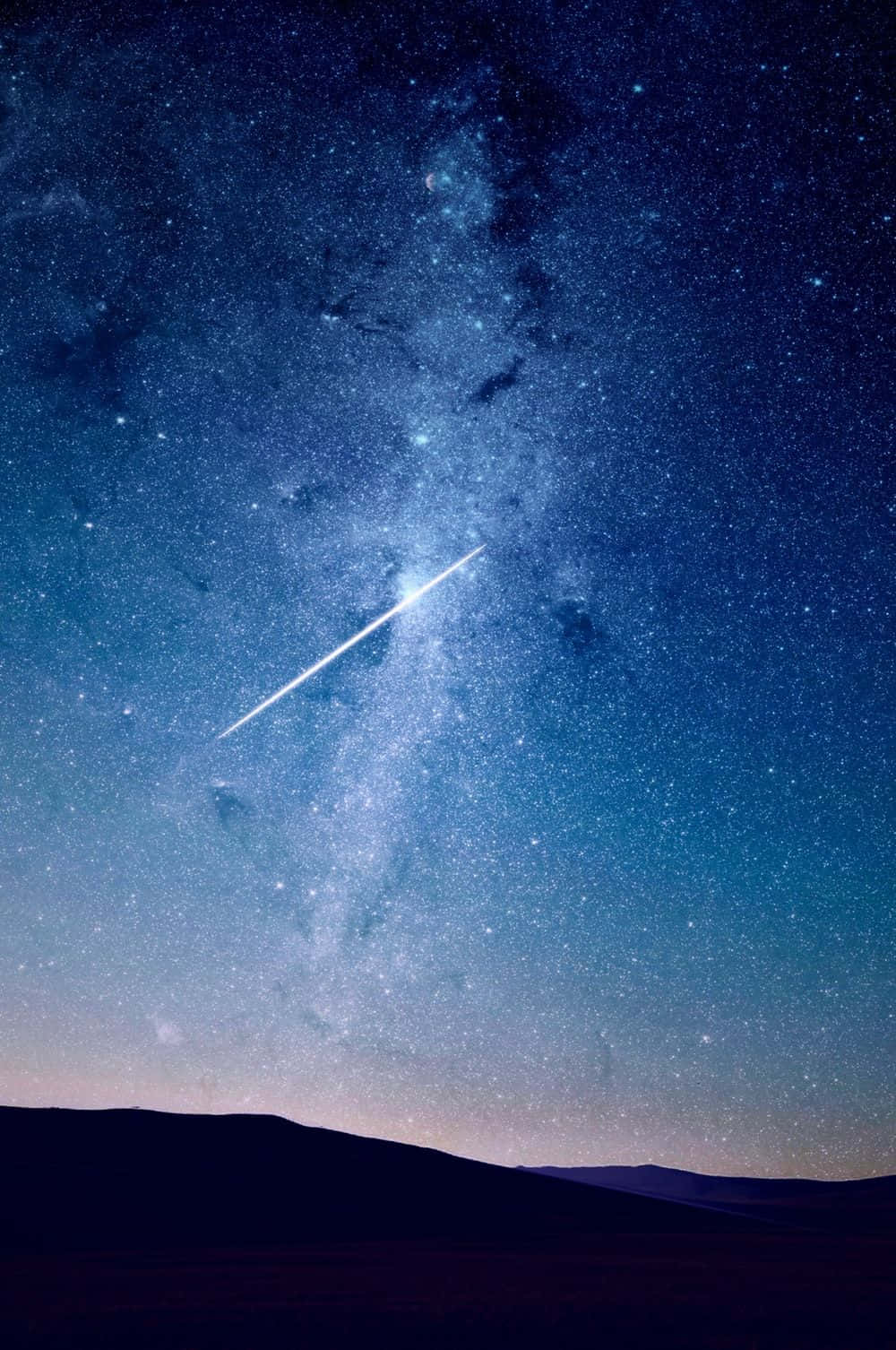 Pluie De Météores Éblouissante Dans Le Ciel Nocturne Fond d'écran