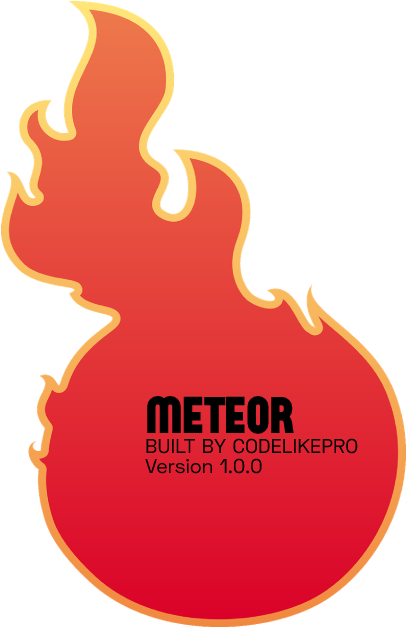 Meteor Logo Code Like Pro Version1.0.0 PNG