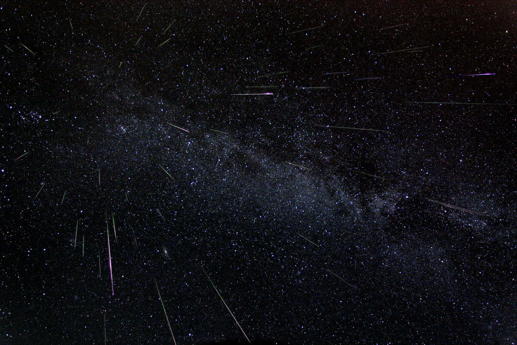 Flying Through a Meteor Shower