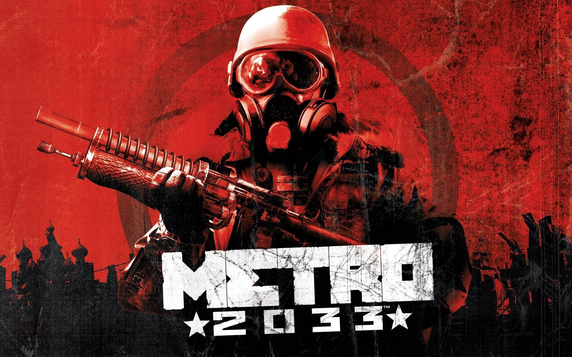 Metro 2033 Videospil Kunst Tapet: Kalder du ind til en grum, post-apokalyptisk verden og se dens skønhed og intensivere handlingen. Wallpaper