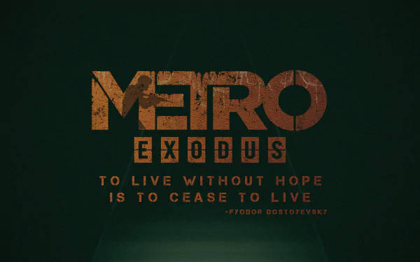 Metro Exodus Green Graphic Promo 3440x1440