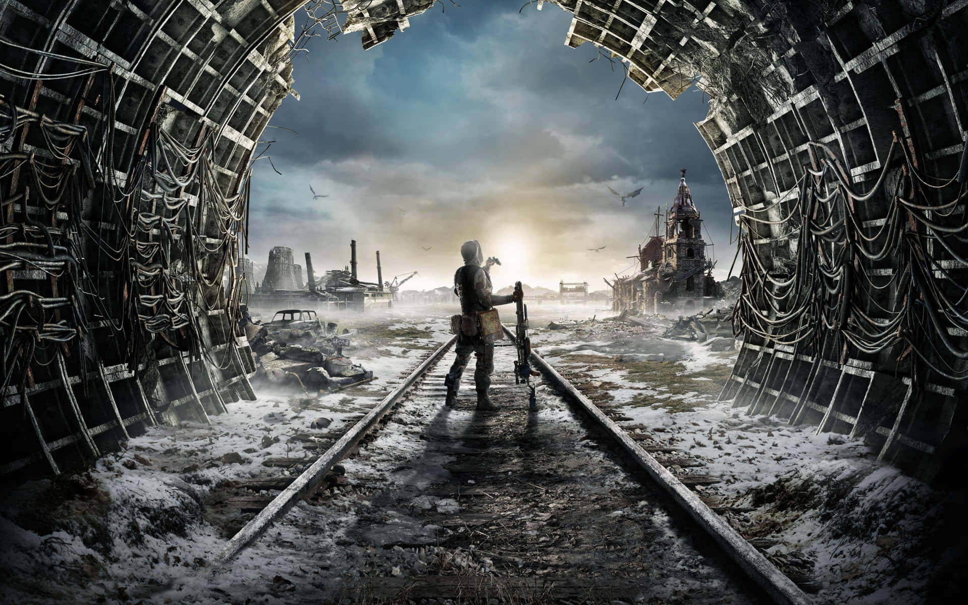 Metro Exodus Post Apocalyptic Scene Wallpaper