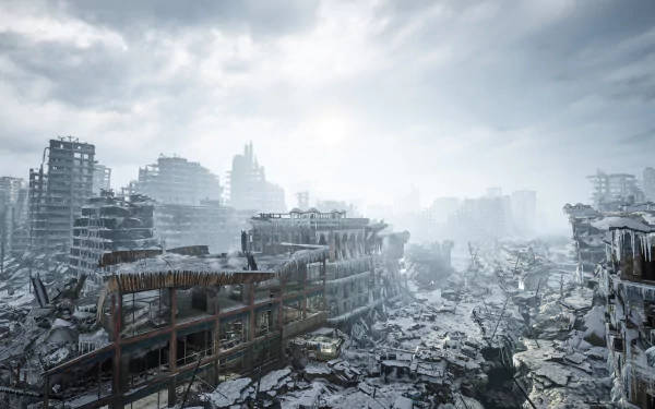 Metroexodus Winter City 3440x1440 Would Be Translated To 