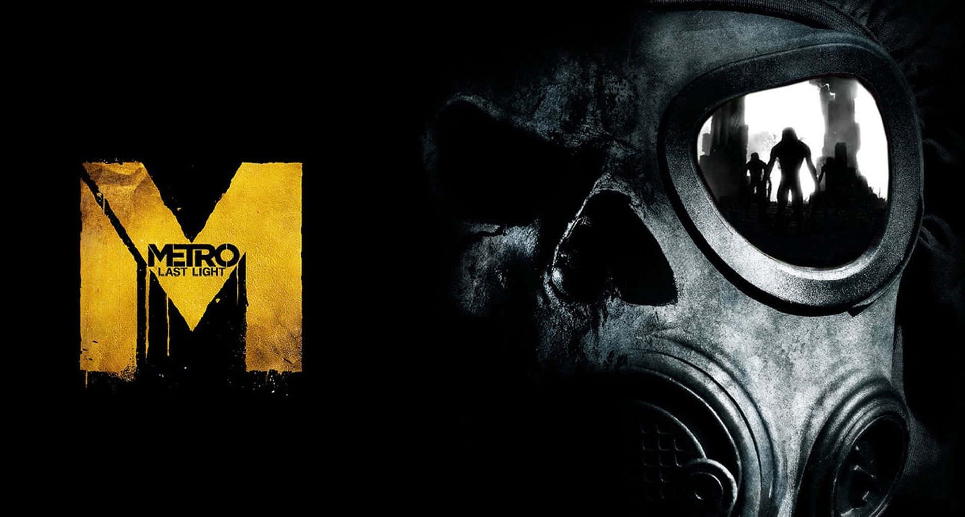 A Gas Mask With The Letter M On It