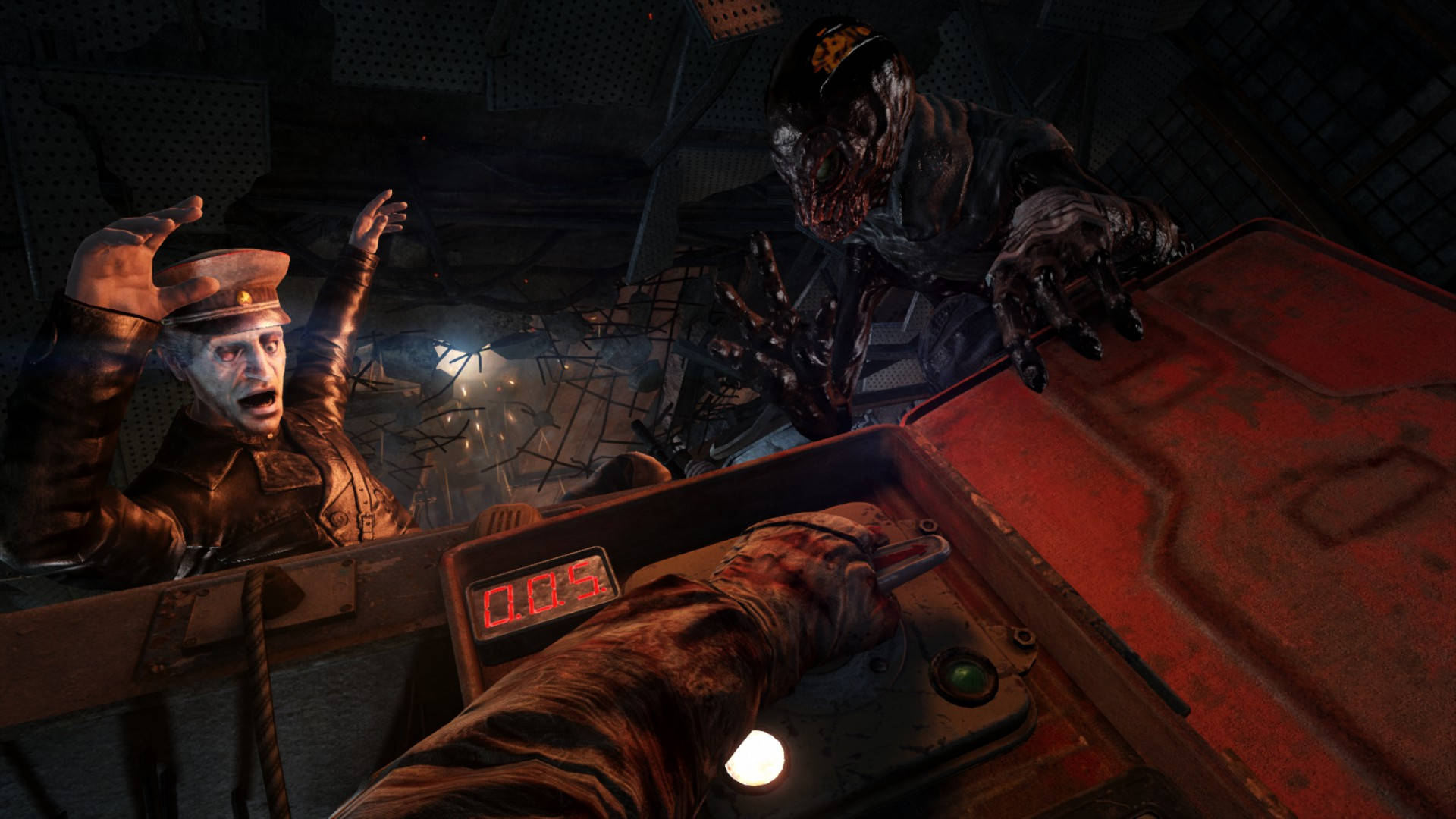 Explore the depths of post-apocalyptic Moscow in Metro Last Light Redux Wallpaper
