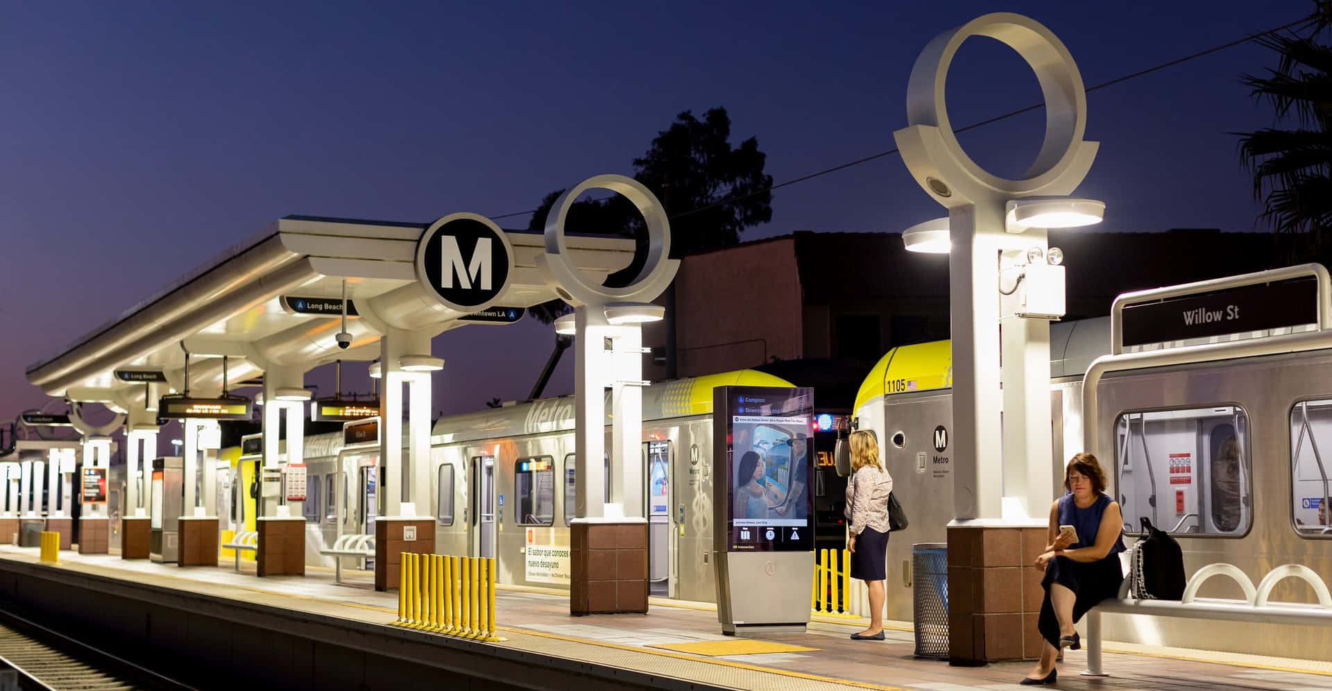 Take in the hustle and bustle of the city with a Metro ride