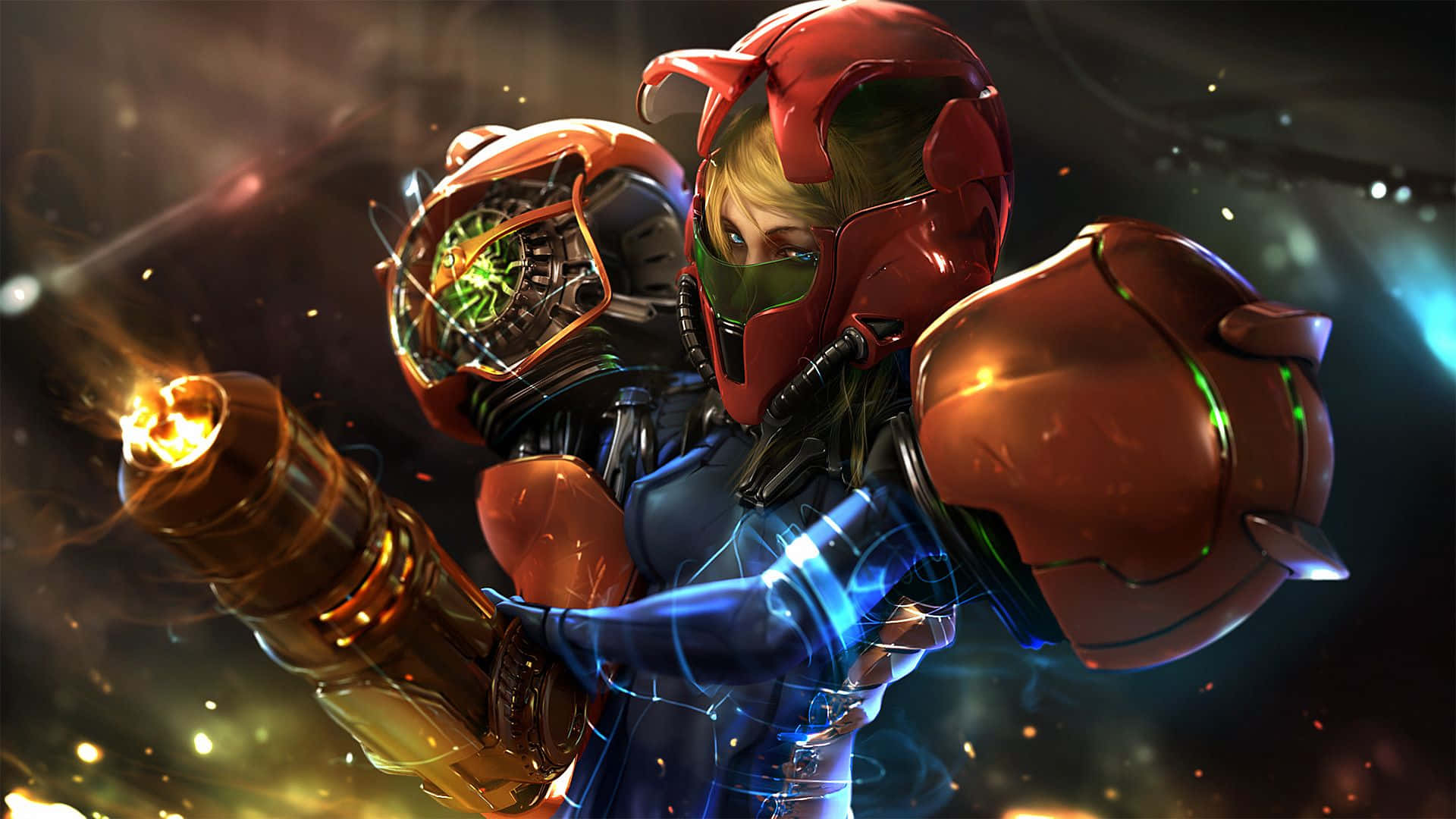 Boldly Exploring the World of Metroid Dread Wallpaper