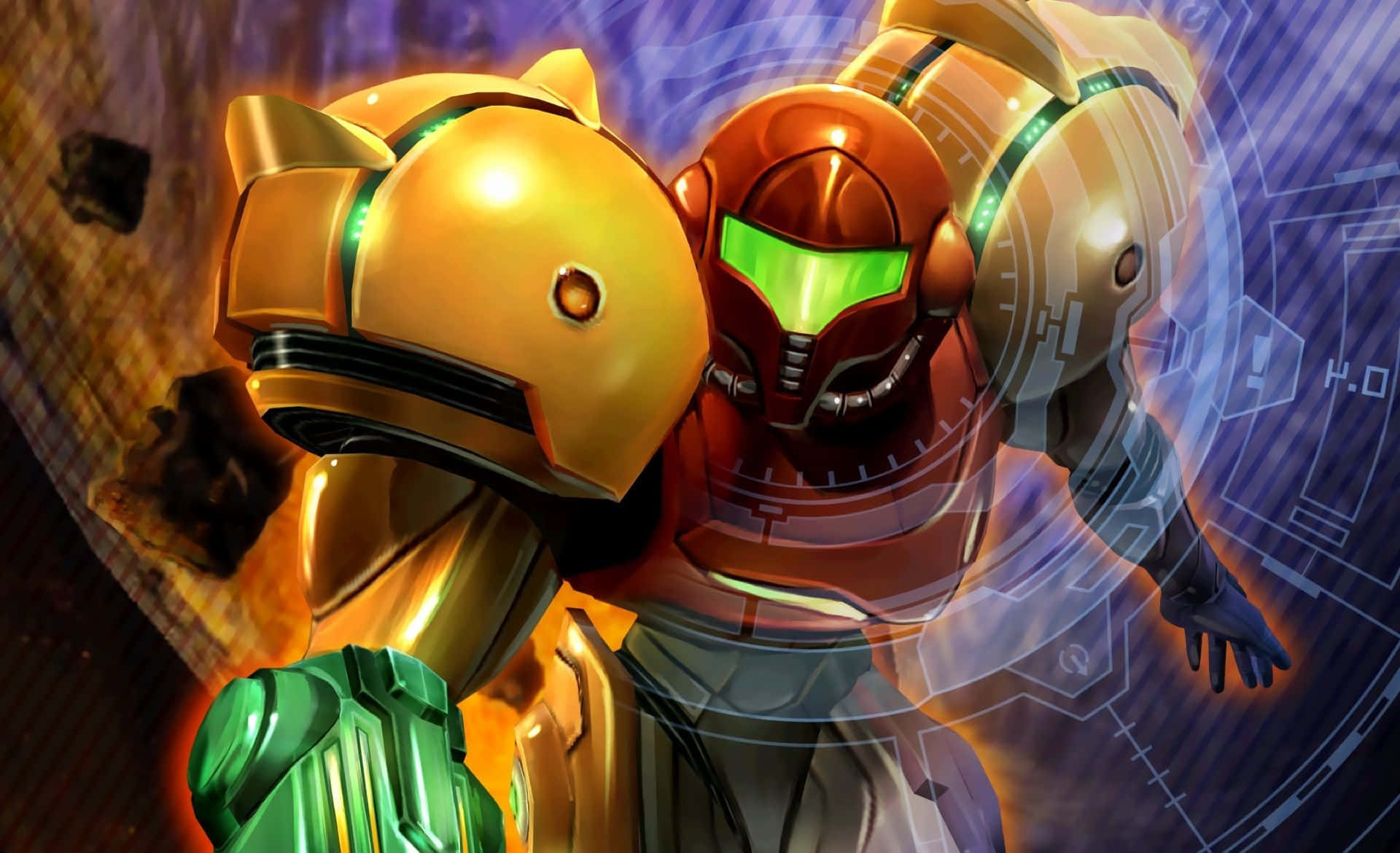 Samus Aran Invites You to Embark on an Expedition of Dread Wallpaper