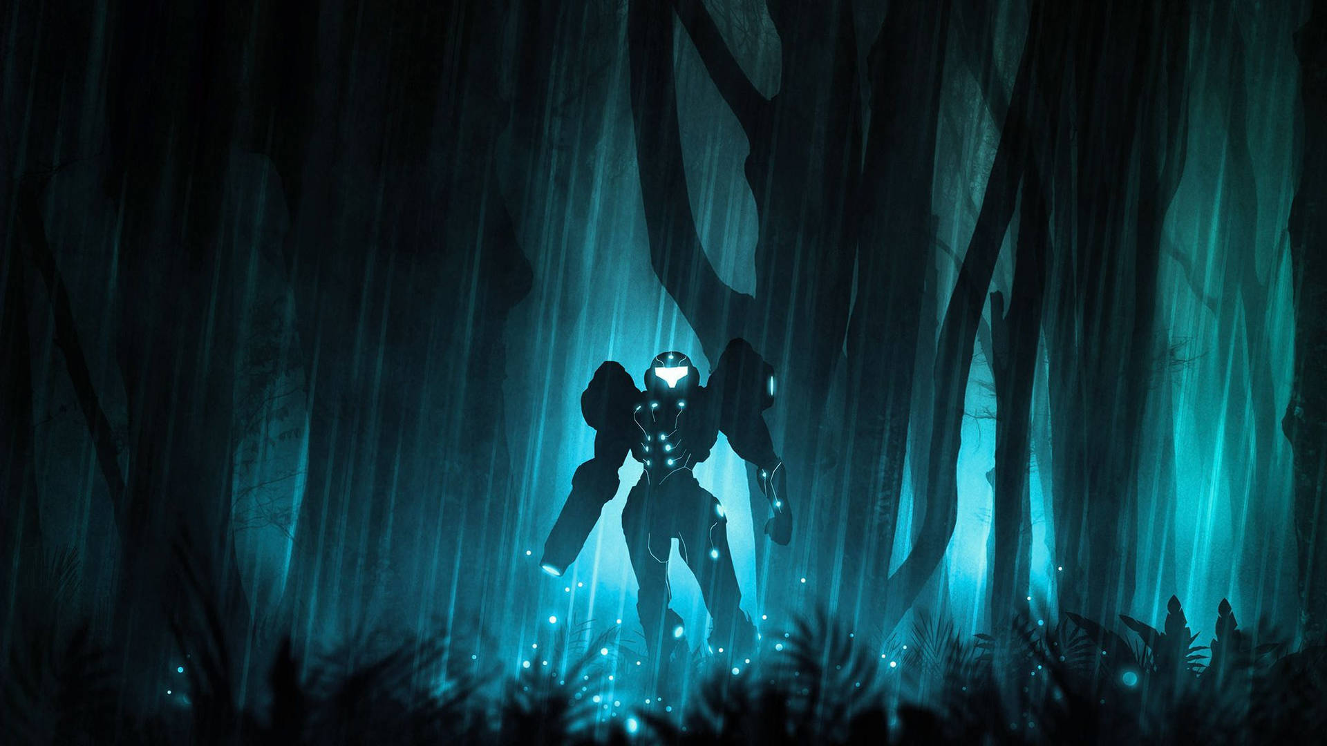 Metroid The Forest Wallpaper