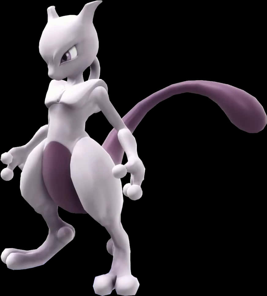 Mewtwo Pokemon Character Profile PNG