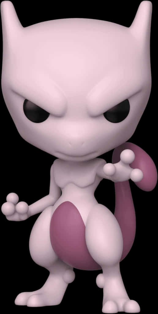 Mewtwo Pokemon Character Render PNG