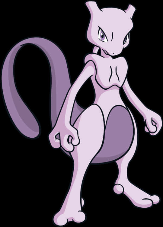 Mewtwo Pokemon Character PNG